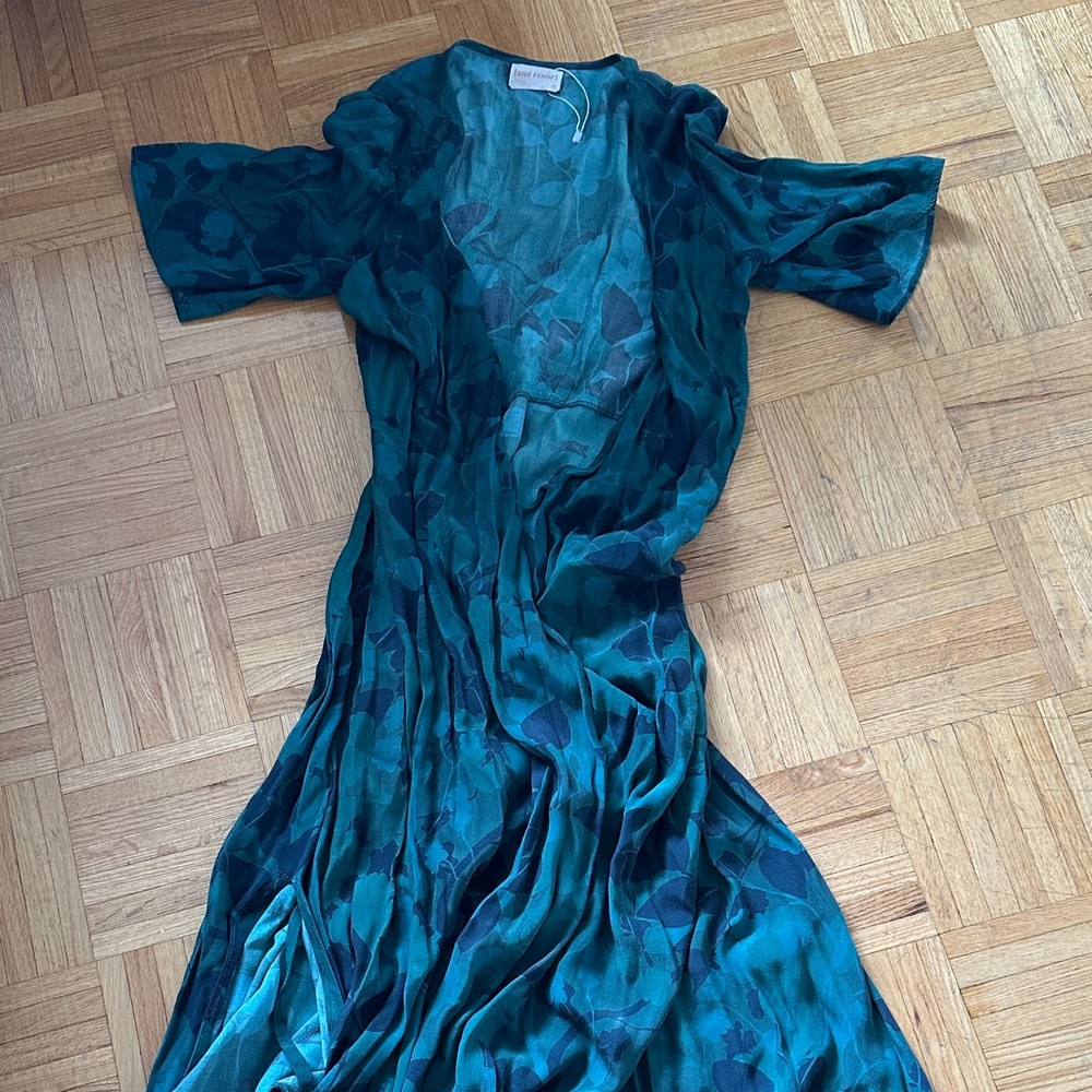 Lune Resort Wrap Midi Dress